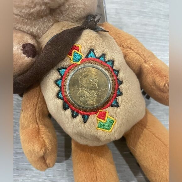 Rare Limited Treasures Sacagawea And Pomp Coin Bear NWT - Picture 4 of 6